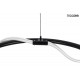 MOOSEE lampa wisząca SERPIENTE 60 czarna (MSE1501100395)