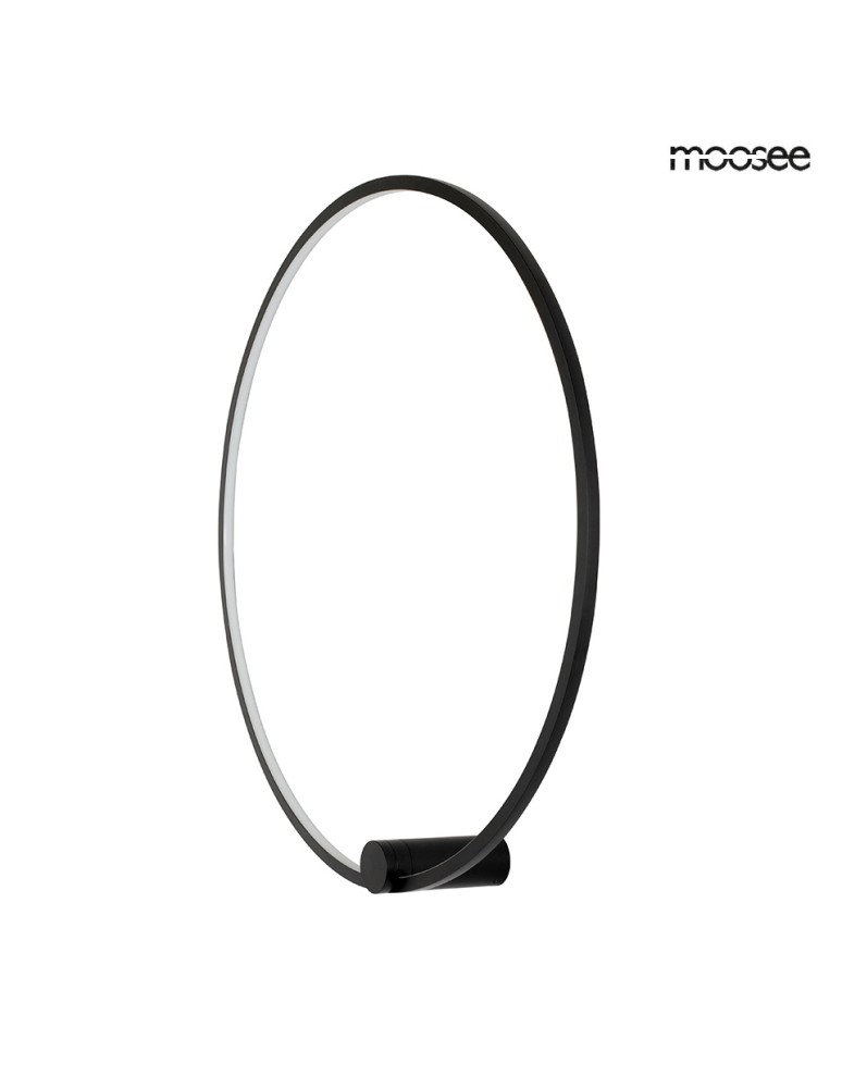 Ring wall lamps - MOOSEE HOOP 80 wall lamp black (MSE1501100399) - product kolory-swiatla.pl 1