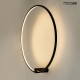 MOOSEE lampa ścienna HOOP 80 czarna (MSE1501100399)