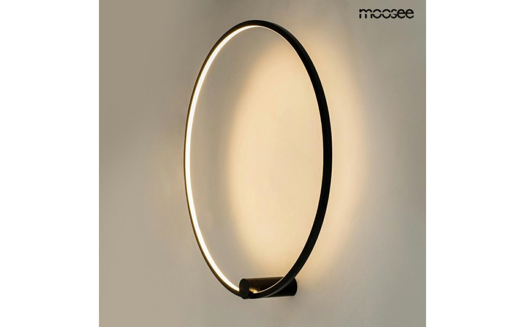 MOOSEE lampa ścienna HOOP 80 czarna (MSE1501100399)