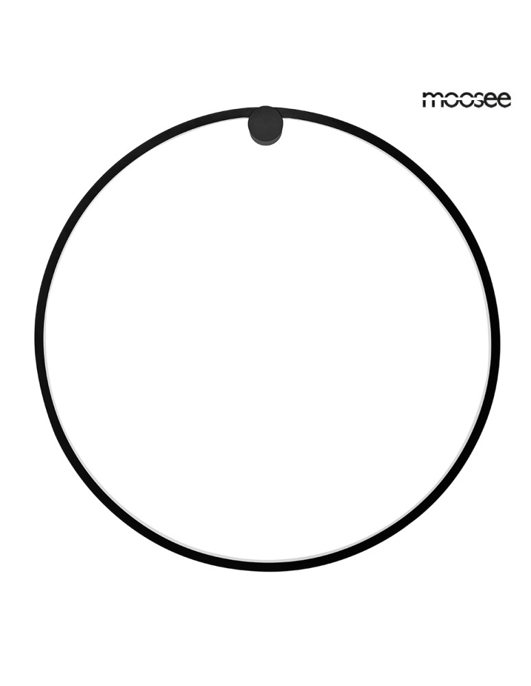 Ring wall lamps - MOOSEE HOOP 80 wall lamp black (MSE1501100399) - product kolory-swiatla.pl 3