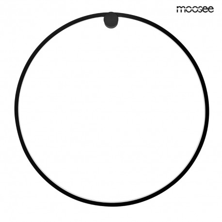 MOOSEE lampa ścienna HOOP 80 czarna (MSE1501100399)