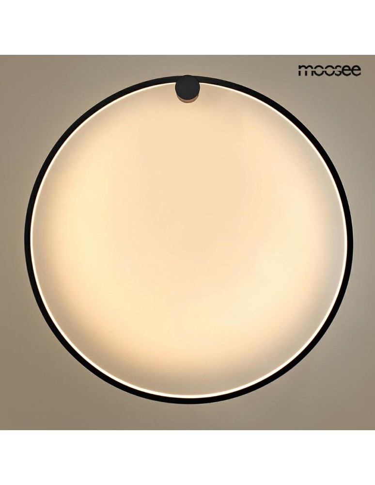 Ring wall lamps - MOOSEE HOOP 80 wall lamp black (MSE1501100399) - product kolory-swiatla.pl 4