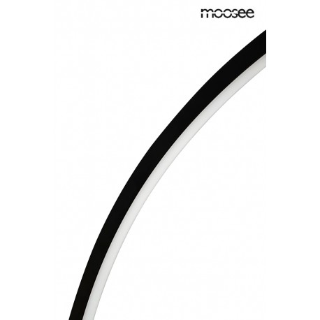 MOOSEE lampa ścienna HOOP 80 czarna (MSE1501100399)