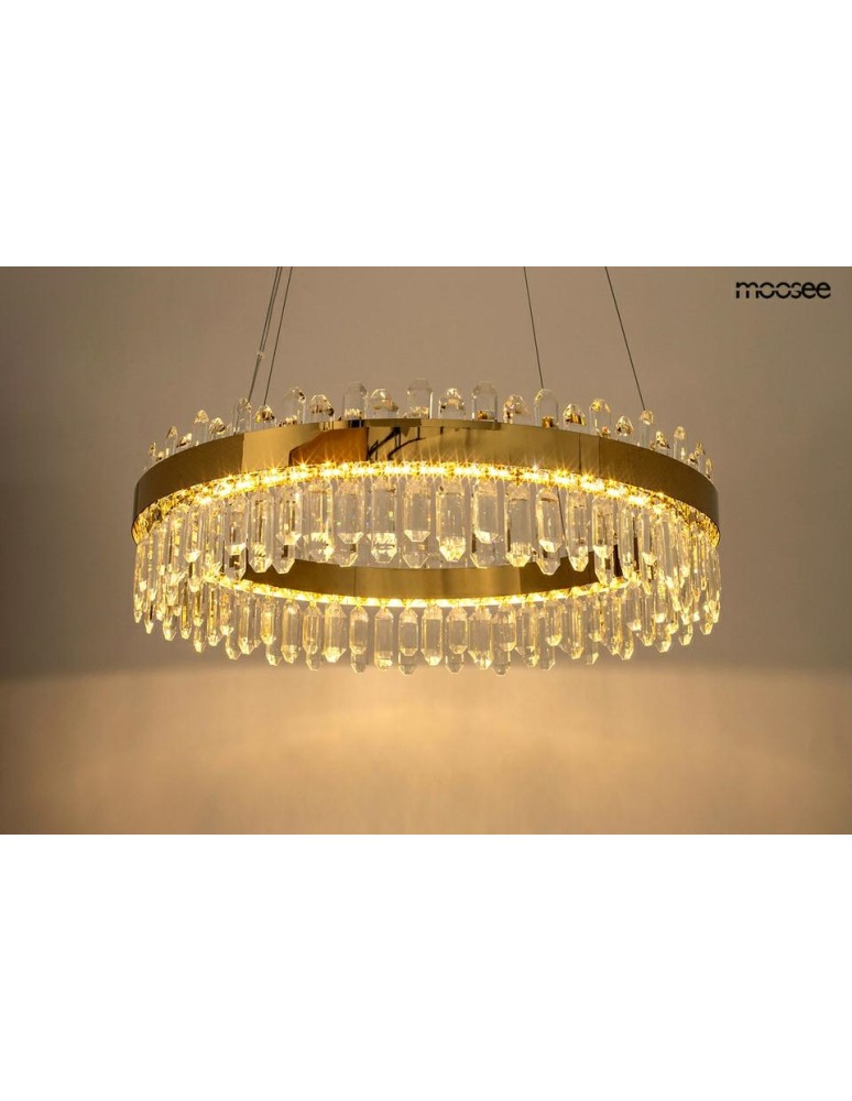 Glamour pendant lamps - MOOSEE AMIRA 80 gold pendant lamp (MSE1501100409) - product kolory-swiatla.pl 2