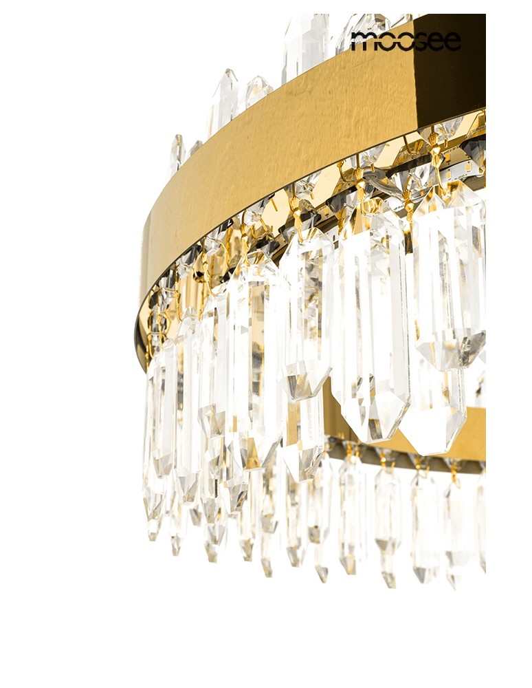 Glamour pendant lamps - MOOSEE AMIRA 80 gold pendant lamp (MSE1501100409) - product kolory-swiatla.pl 5