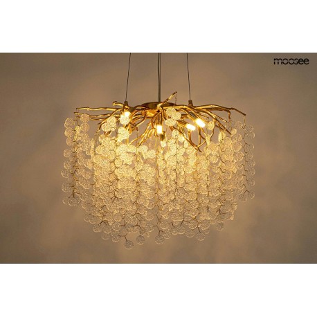 MOOSEE lampa wisząca RIVIERA 80 złota / clear (5900168832954)