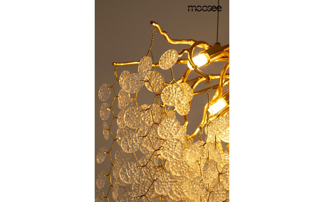 MOOSEE lampa wisząca RIVIERA 80 złota / clear (5900168832954)