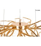 Glamour pendant lamps - MOOSEE RIVIERA 80 gold / clear pendant lamp (5900168832954) - product 7