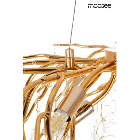 MOOSEE lampa wisząca RIVIERA 80 złota / clear (5900168832954)