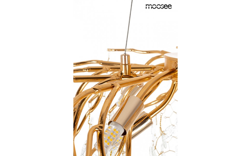 MOOSEE lampa wisząca RIVIERA 80 złota / clear (5900168832954)