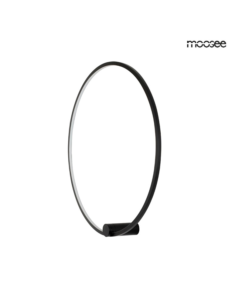 Ring wall lamps - MOOSEE HOOP 60 wall lamp black (MSE1501100398) - product kolory-swiatla.pl 1