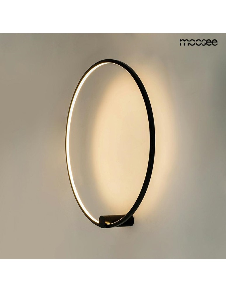 Ring wall lamps - MOOSEE HOOP 60 wall lamp black (MSE1501100398) - product kolory-swiatla.pl 2