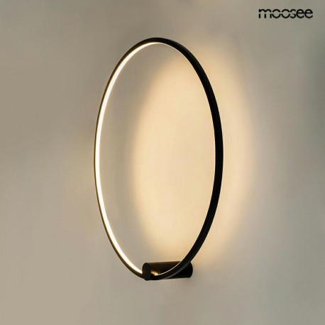 MOOSEE lampa ścienna HOOP 60 czarna (MSE1501100398)