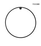 Ring wall lamps - MOOSEE HOOP 60 wall lamp black (MSE1501100398) - product 3