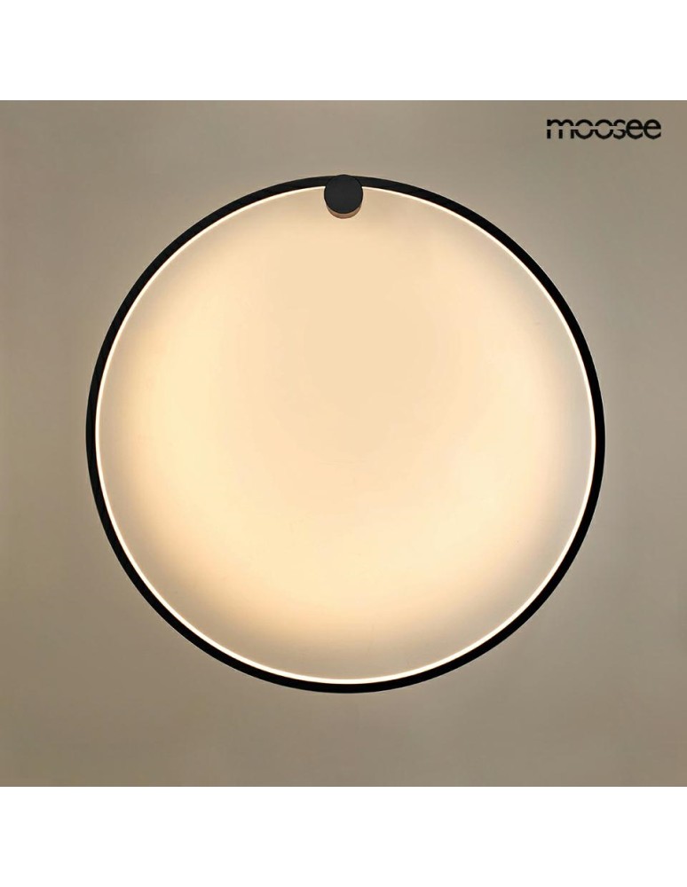 Ring wall lamps - MOOSEE HOOP 60 wall lamp black (MSE1501100398) - product kolory-swiatla.pl 4