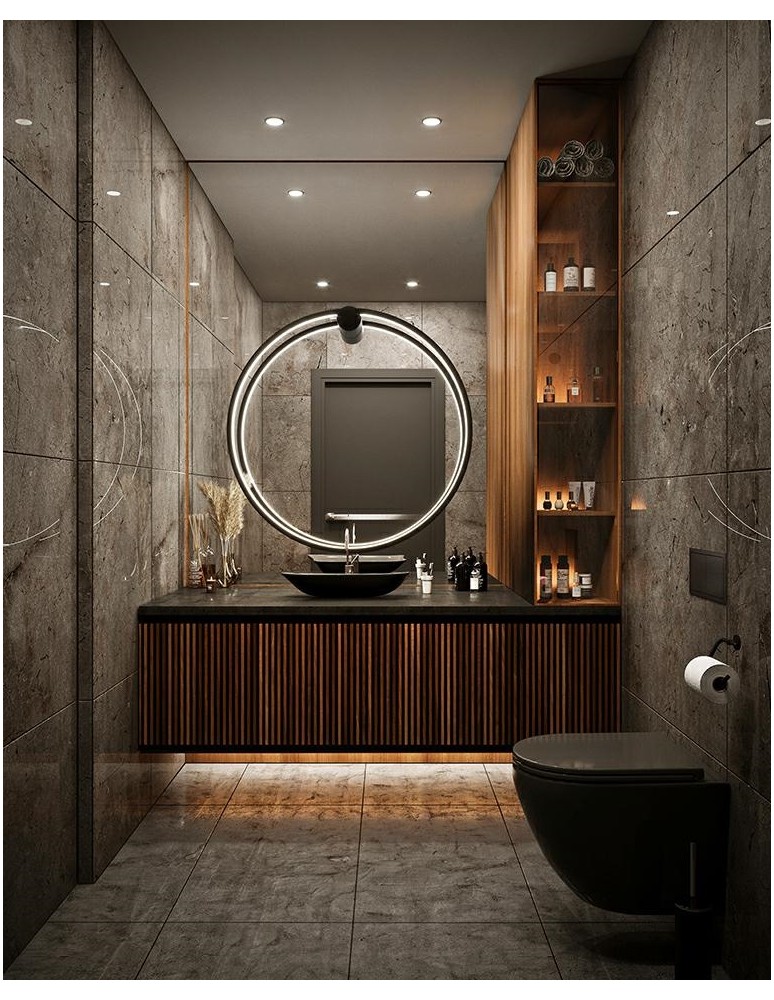 Ring wall lamps - MOOSEE HOOP 60 wall lamp black (MSE1501100398) - product kolory-swiatla.pl 8