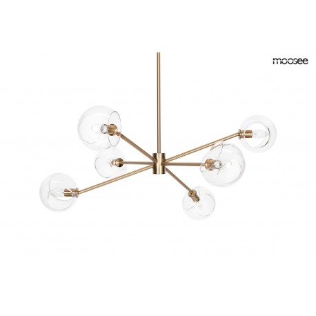 MOOSEE lampa wisząca AURA 6 złota (MSE1501100402)