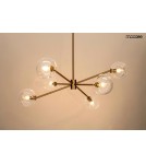Pendant lamps spheres - MOOSEE pendant lamp AURA 6 gold (MSE1501100402) - product 2