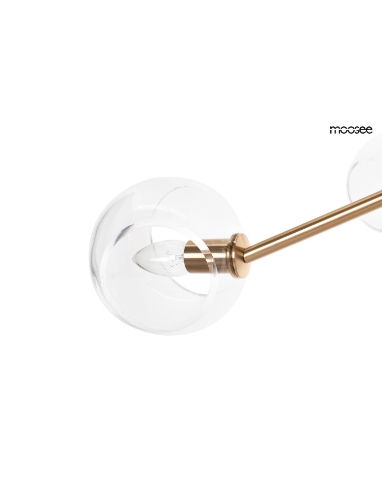 Pendant lamps spheres - MOOSEE pendant lamp AURA 6 gold (MSE1501100402) - product kolory-swiatla.pl 3