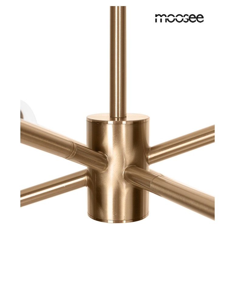 Pendant lamps spheres - MOOSEE pendant lamp AURA 6 gold (MSE1501100402) - product kolory-swiatla.pl 5