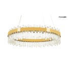 Glamour pendant lamps - MOOSEE AMIRA 100 gold pendant lamp (MSE1501100410) - product 1