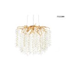 Glamour pendant lamps - MOOSEE RIVIERA 60 gold / clear pendant lamp (5900168832947) - product 1