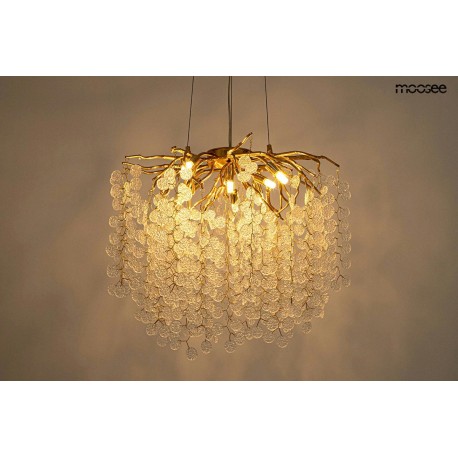 MOOSEE lampa wisząca RIVIERA 60 złota / clear (5900168832947)