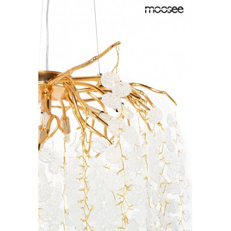 MOOSEE lampa wisząca RIVIERA 60 złota / clear (5900168832947)