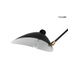 Cantilever wall lamps - MOOSEE RAVEN 2 wall lamp - aluminum, carbon steel (MSE1501100205) - product 3