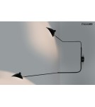 Cantilever wall lamps - MOOSEE RAVEN 2 wall lamp - aluminum, carbon steel (MSE1501100205) - product 6