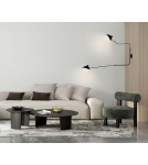 Cantilever wall lamps - MOOSEE RAVEN 2 wall lamp - aluminum, carbon steel (MSE1501100205) - product 7