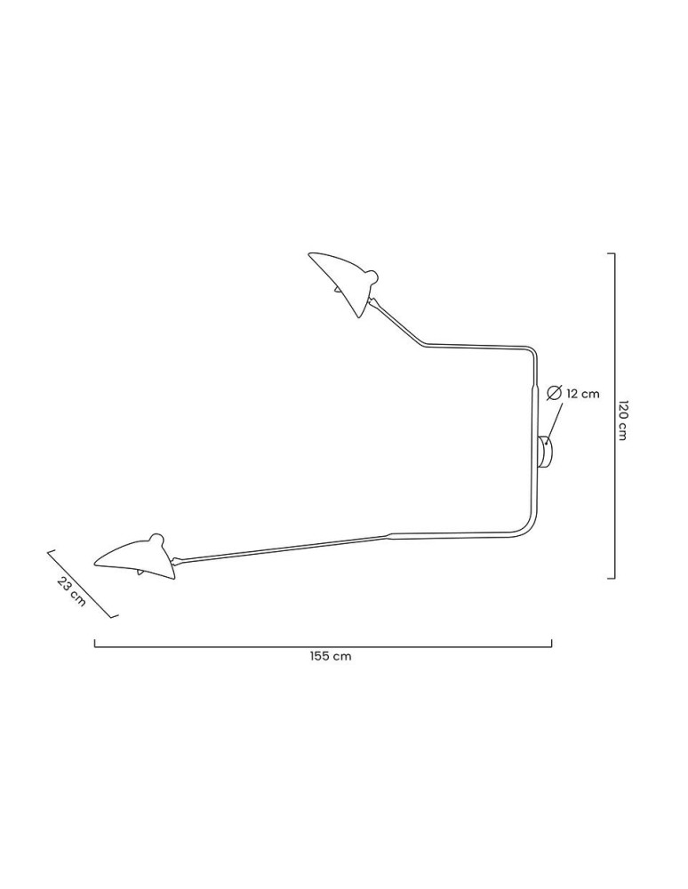 Cantilever wall lamps - MOOSEE RAVEN 2 wall lamp - aluminum, carbon steel (MSE1501100205) - product kolory-swiatla.pl 8