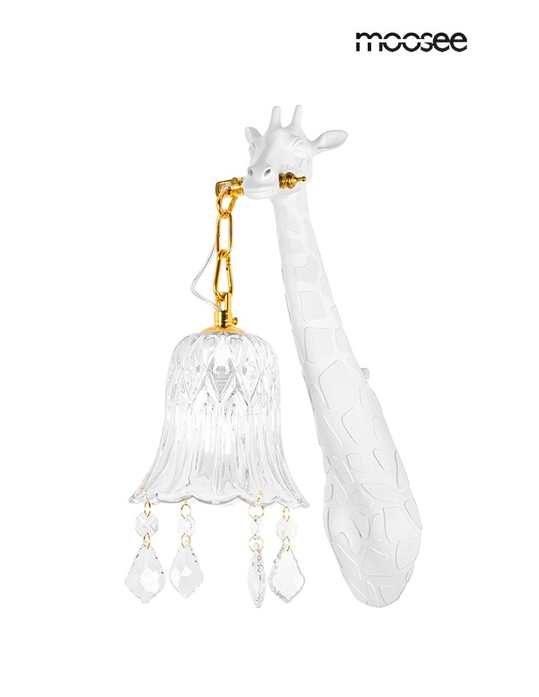 Designer wall lamps - MOOSEE GIRAFFE wall lamp white (MSE1501100400) - product kolory-swiatla.pl 1