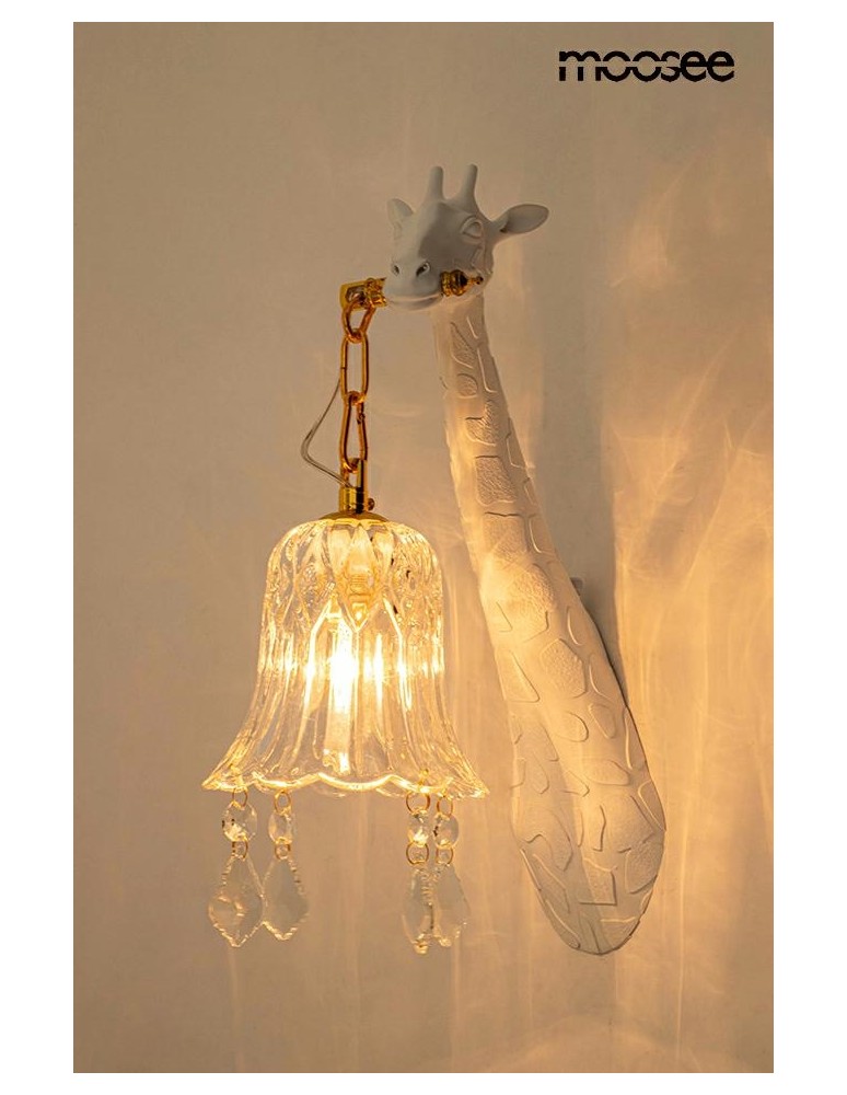 Designer wall lamps - MOOSEE GIRAFFE wall lamp white (MSE1501100400) - product kolory-swiatla.pl 3