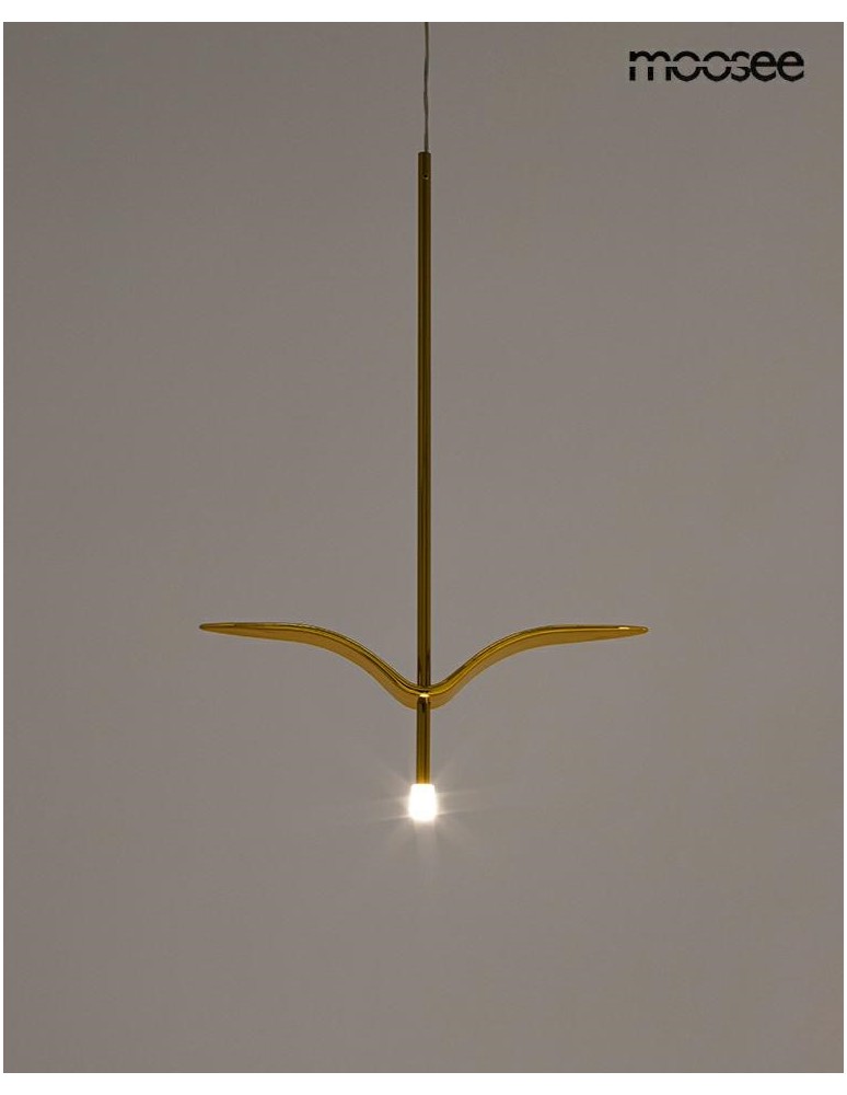 Designer pendant lamps - MOOSEE GAVI A gold pendant lamp (MSE1501100340) - product kolory-swiatla.pl 3