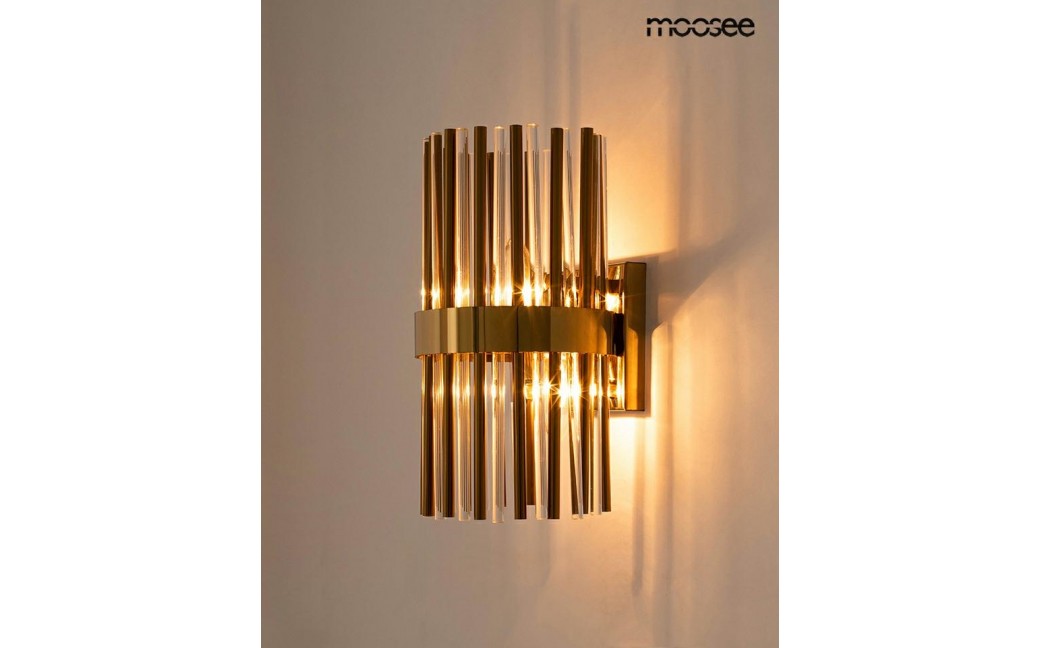 MOOSEE lampa ścienna GARDA złota (MSE1501100336)