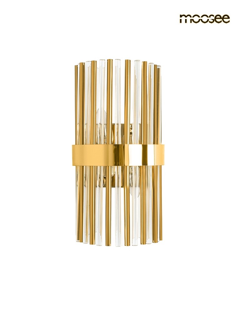 Glamour wall lamps - MOOSEE GARDA gold wall lamp (MSE1501100336) - product kolory-swiatla.pl 3