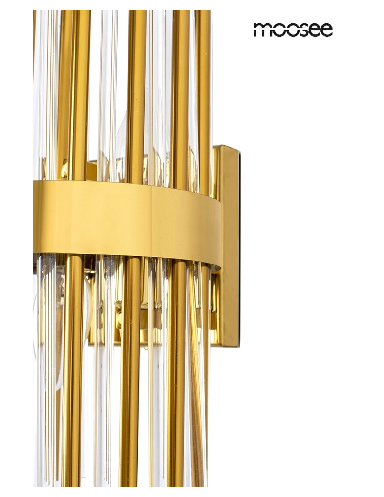 Glamour wall lamps - MOOSEE GARDA gold wall lamp (MSE1501100336) - product kolory-swiatla.pl 6