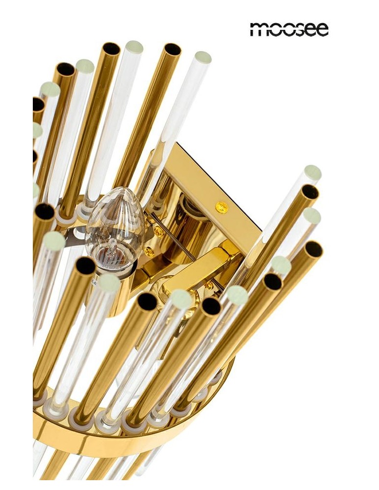 Glamour wall lamps - MOOSEE GARDA gold wall lamp (MSE1501100336) - product kolory-swiatla.pl 7