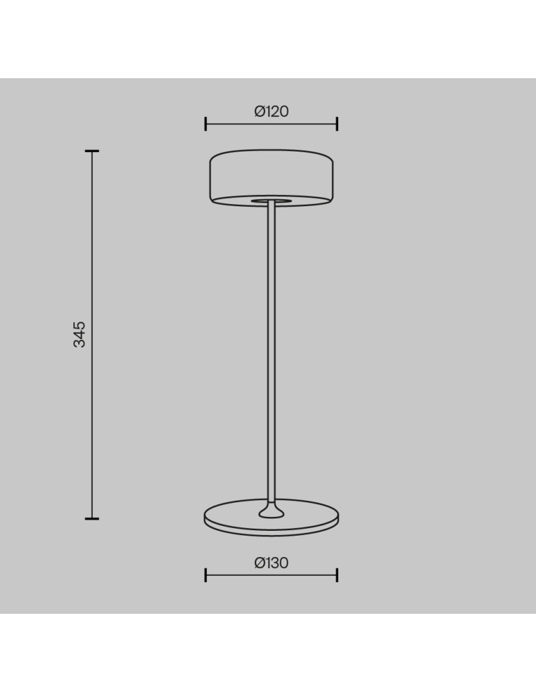 Maytoni AI Collaboration Lampa Akumulatorowa Stołowa LED 3W 120lm Czarny MOD229TL-L3B3K2