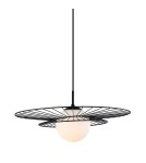 Loft pendant lamps - ITALUX Alison Black Pendant 1xE27 40W MDM-4001/1 BK - product 1