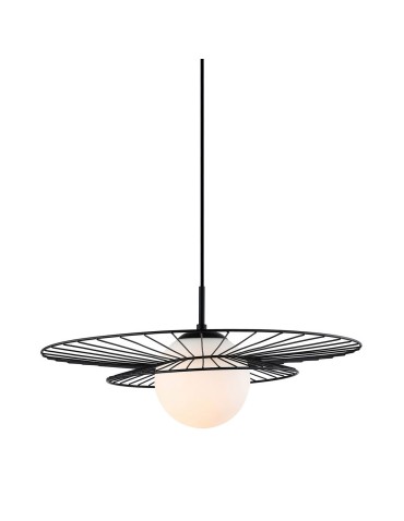 ITALUX Alison Black Pendant 1xE27 40W MDM-4001/1 BK