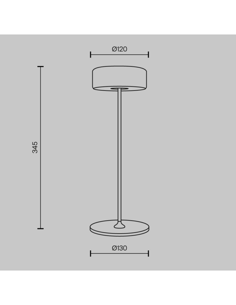 Maytoni AI Collaboration Lampa Akumulatorowa Stołowa LED 3W 120lm Złoty MOD229TL-L3G3K2