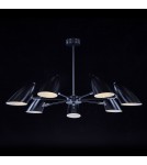Modern chandeliers - Maytoni Aida Modern Chandelier 7xE14 40W Black MOD033PL-07B - product 2
