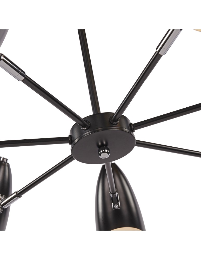 Modern chandeliers - Maytoni Aida Modern Chandelier 7xE14 40W Black MOD033PL-07B - product kolory-swiatla.pl 5