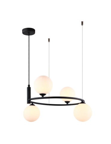 ITALUX Amily Black Pendant 4xG9 25W MDM-3974/4 BK