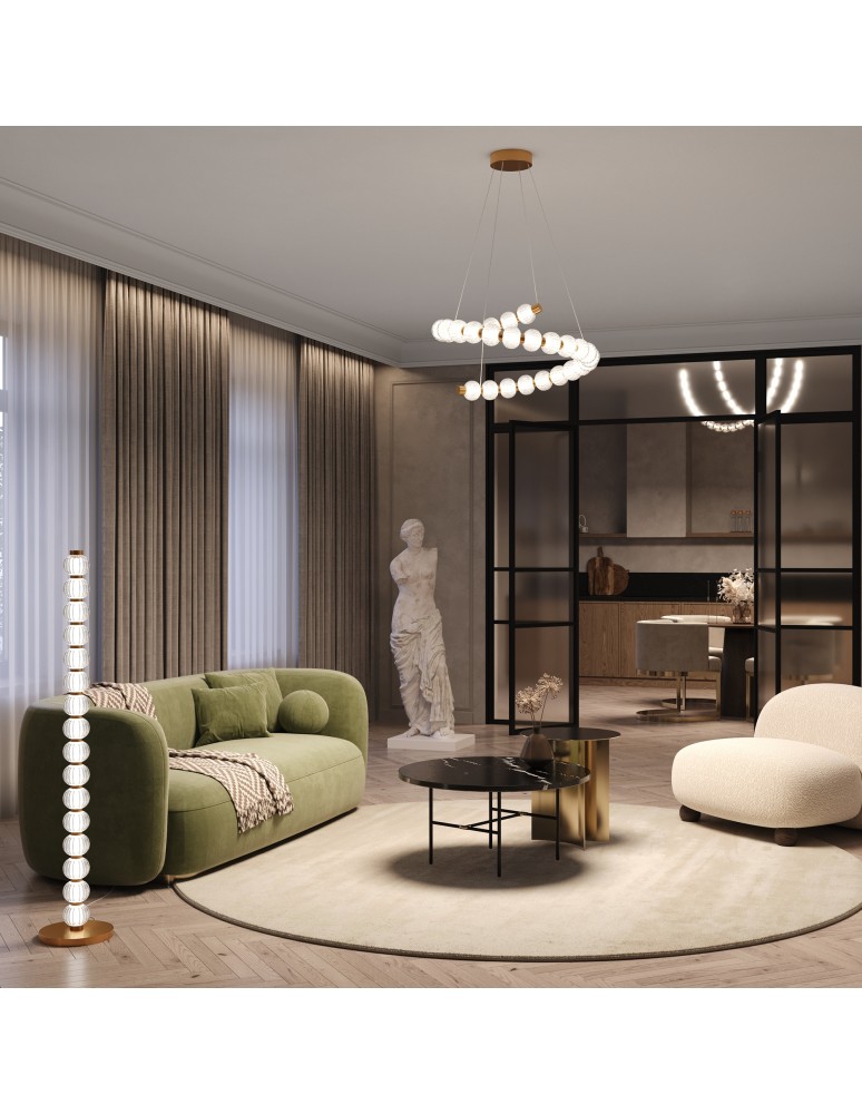 LED ceiling lamps - Maytoni Amulet LED Ceiling Lamp 36W 2200lm 3000K Gold MOD555CL-L28G3K. - product kolory-swiatla.pl 2