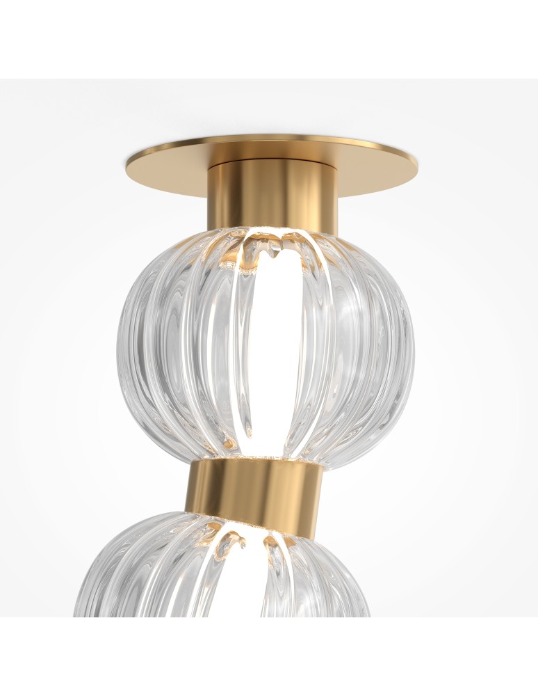 LED ceiling lamps - Maytoni Amulet LED Ceiling Lamp 36W 2200lm 3000K Gold MOD555CL-L28G3K. - product kolory-swiatla.pl 6