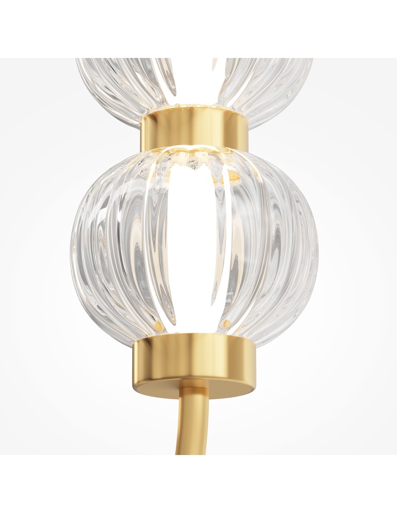 Maytoni Amulet Lampa Wisząca Designerska LED 16W 700lm 3000K Złoty MOD555PL-L11G3K